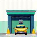 Car arriving at Auto Nettoyage Express reception icon